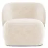 Buy Velvet Upholstered Armchair - Treyton White 60702 - in the EU