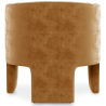 Buy Velvet Upholstered Armchair - Connor Mustard 60700 in the Europe