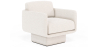 Buy Bouclé Upholstered Armchair - Chair - Ren White 61000 home delivery