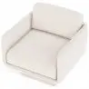 Buy Bouclé Upholstered Armchair - Chair - Ren White 61000 home delivery