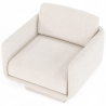 Buy Bouclé Upholstered Armchair - Chair - Ren White 61000 in the Europe