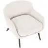 Buy Bouclé Upholstered Armchair - Selvi White 60695 home delivery