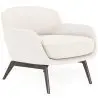 Buy Bouclé Upholstered Armchair - Selvi White 60695 in the Europe