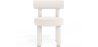 Buy Dining Chair - Upholstered in Bouclé Fabric - Reece White 60709 - in the EU