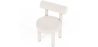 Buy Dining Chair - Upholstered in Bouclé Fabric - Reece White 60709 in the Europe