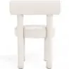 Buy Dining Chair - Upholstered in Bouclé Fabric - Reece White 60709 with a guarantee