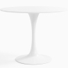 Buy Round Tulipa Table in Fiberglass - 90cm White 15417 at MyFaktory