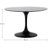 Buy Round Tulipa Table in Fiberglass - 90cm White 15417 at MyFaktory