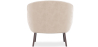 Buy Velvet Upholstered Armchair - Selvi White 60694 with a guarantee