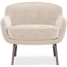 Buy Velvet Upholstered Armchair - Selvi Beige 60694 - in the EU