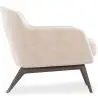 Buy Velvet Upholstered Armchair - Selvi White 60694 at MyFaktory
