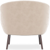 Buy Velvet Upholstered Armchair - Selvi Beige 60694 in the Europe