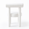Buy Dining Chair - Upholstered in Velvet - Reece Beige 60708 with a guarantee