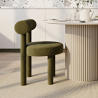 Buy Dining Chair - Upholstered in Velvet - Reece Beige 60708 in the Europe