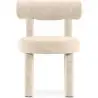 Buy Dining Chair - Upholstered in Velvet - Reece Beige 60708 - in the EU