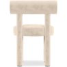 Buy Dining Chair - Upholstered in Velvet - Reece Beige 60708 home delivery