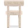 Buy Dining Chair - Upholstered in Velvet - Reece Beige 60708 home delivery