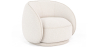 Buy Curved armchair upholstered in bouclé fabric - William White 60693 - prices