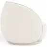 Buy Curved armchair upholstered in bouclé fabric - William White 60693 with a guarantee