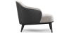 Buy  Velvet Upholstered Armchair - Renaud Light grey 60704 - in the EU