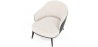 Buy Upholstered Armchair in Boucle Fabric - Renaud White 60705 with a guarantee
