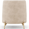 Buy Designer Armchair - Velvet Upholstered - Sabah Beige 61001 in the Europe
