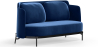 Buy Two-Seater Sofa - Upholstered in Velvet - Hynu Dark blue 61002 in the Europe