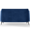 Buy Two-Seater Sofa - Upholstered in Velvet - Hynu Dark blue 61002 home delivery