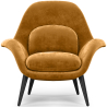 Buy Velvet Upholstered Armchair - Opera Mustard 60706 - in the EU