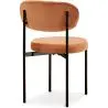 Buy Dining Chair - Upholstered in Velvet - Black Metal - Martha Orange 61003 - in the EU