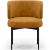 Buy Dining Chair - Upholstered in Velvet - Calibri Mustard 61007 - in the EU