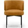 Buy Dining Chair - Upholstered in Velvet - Calibri Mustard 61007 - in the EU