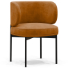 Buy Dining Chair - Upholstered in Velvet - Calibri Mustard 61007 - prices