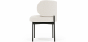 Buy Pack of 4 - Dining Chair - Upholstered in Bouclé Fabric - Calibri White 61008 with a guarantee