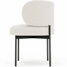 Buy Dining Chair - Upholstered in Bouclé Fabric - Calibri White 61008 - in the EU