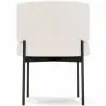 Buy Pack of 4 - Dining Chair - Upholstered in Bouclé Fabric - Calibri White 61008 home delivery