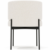 Buy Dining Chair - Upholstered in Bouclé Fabric - Calibri White 61008 at MyFaktory