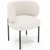 Buy Pack of 4 - Dining Chair - Upholstered in Bouclé Fabric - Calibri White 61008 - in the EU