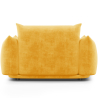 Buy Armchair - Velvet Upholstery - Urana Yellow 61011 with a guarantee