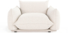 Buy  Armchair - Upholstered in Bouclé Fabric - Urana White 61012 in the Europe
