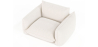 Buy  Armchair - Upholstered in Bouclé Fabric - Urana White 61012 with a guarantee