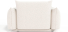 Buy  Armchair - Upholstered in Bouclé Fabric - Urana White 61012 - prices