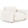 Buy  Armchair - Upholstered in Bouclé Fabric - Urana White 61012 - in the EU