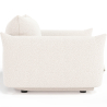 Buy  Armchair - Upholstered in Bouclé Fabric - Urana White 61012 in the Europe