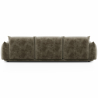Buy 3-Seater Sofa - Velvet Upholstery - Urana Taupe 61013 in the Europe