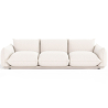 Buy 3-Seater Sofa - Bouclé Fabric Upholstery - Urana White 61014 in the Europe