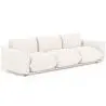 Buy 3-Seater Sofa - Bouclé Fabric Upholstery - Urana White 61014 - in the EU
