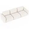 Buy 3-Seater Sofa - Bouclé Fabric Upholstery - Urana White 61014 in the Europe