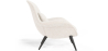 Buy Bouclé Upholstered Armchair - Opera White 60707 at MyFaktory