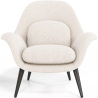Buy Bouclé Upholstered Armchair - Opera White 60707 - in the EU